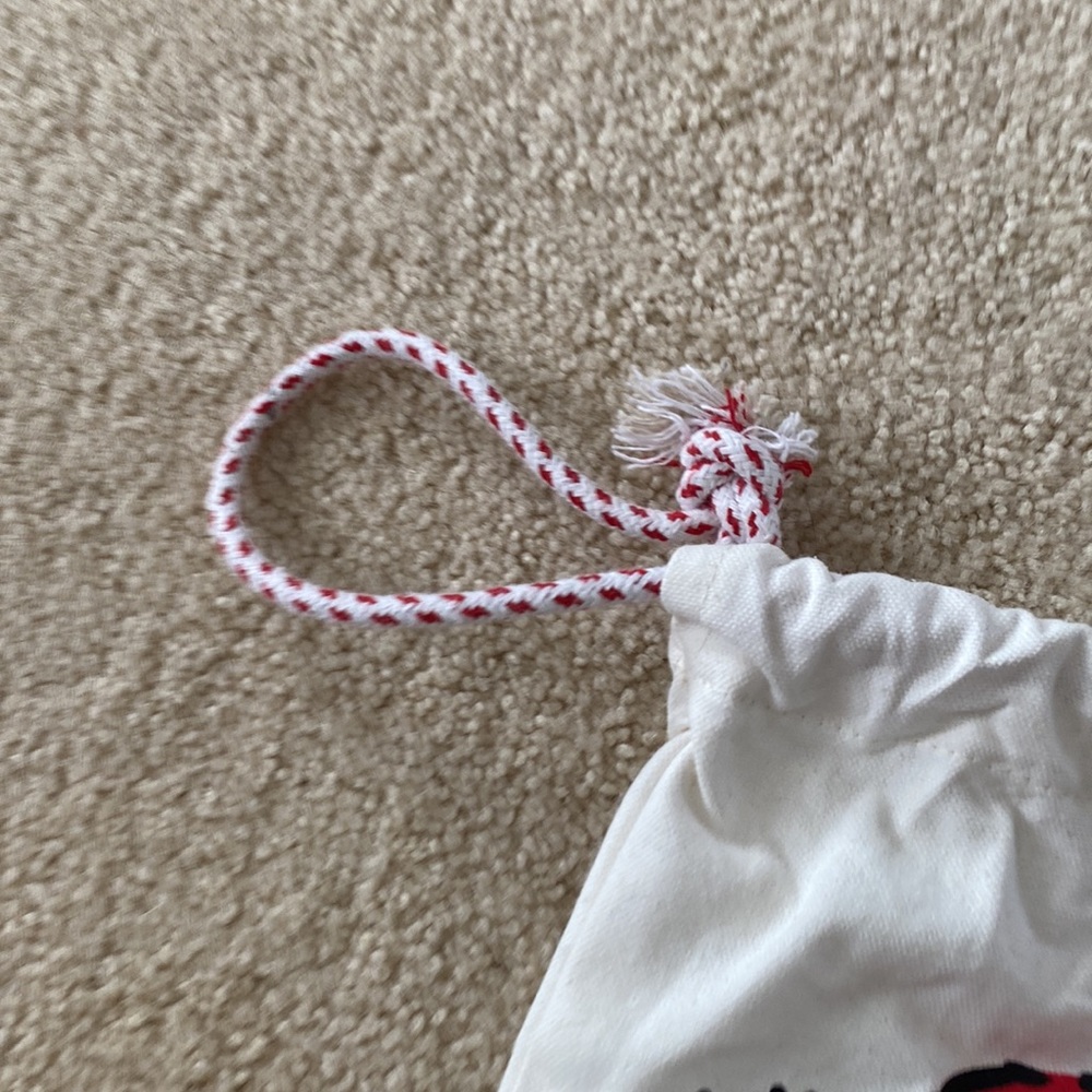 Santa Paws Drawstring bag - Picture 3 of 6